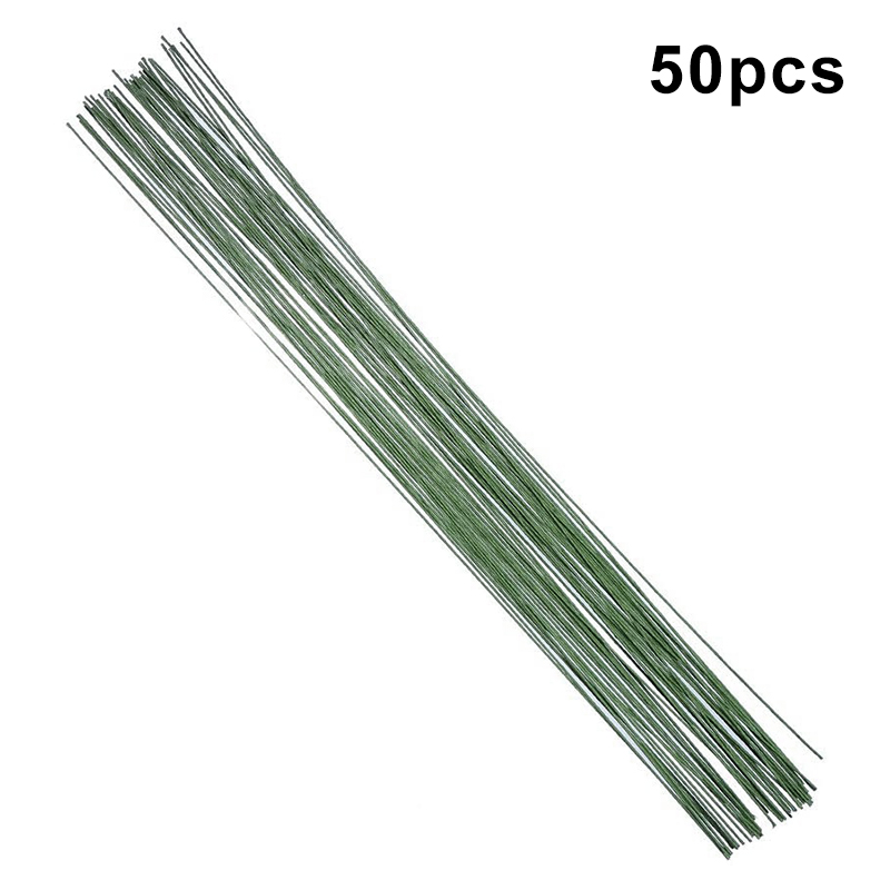20 Gauge Green Floral Wire 14 inch 50pcs/Package DIY